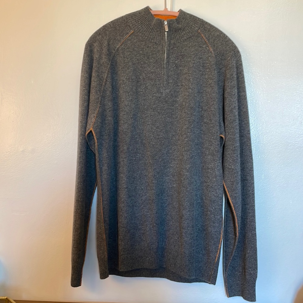Men’s Cashmere Half-Zip Sweater